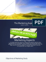 Marketing Aspects of Feasibility Study