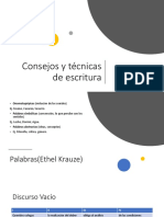 Consejos y Técnicas de Escritura PDF