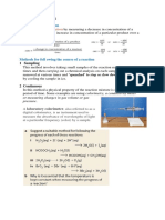 Reaction Kinetics