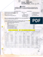 TABLA DE CARGA Grua ALTEC D2050BR NS 0701-Y0725 Reducido