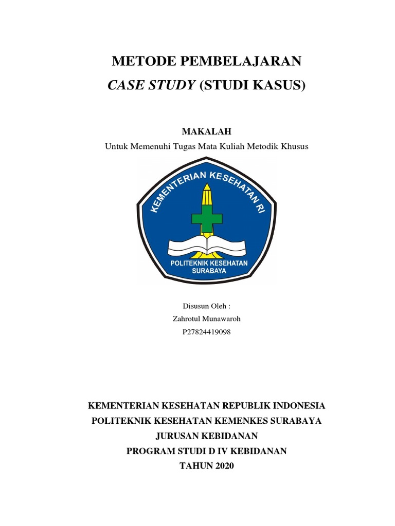 METODE PENELITIAN CASE STUDY New | PDF | Karier & Perkembangan ...