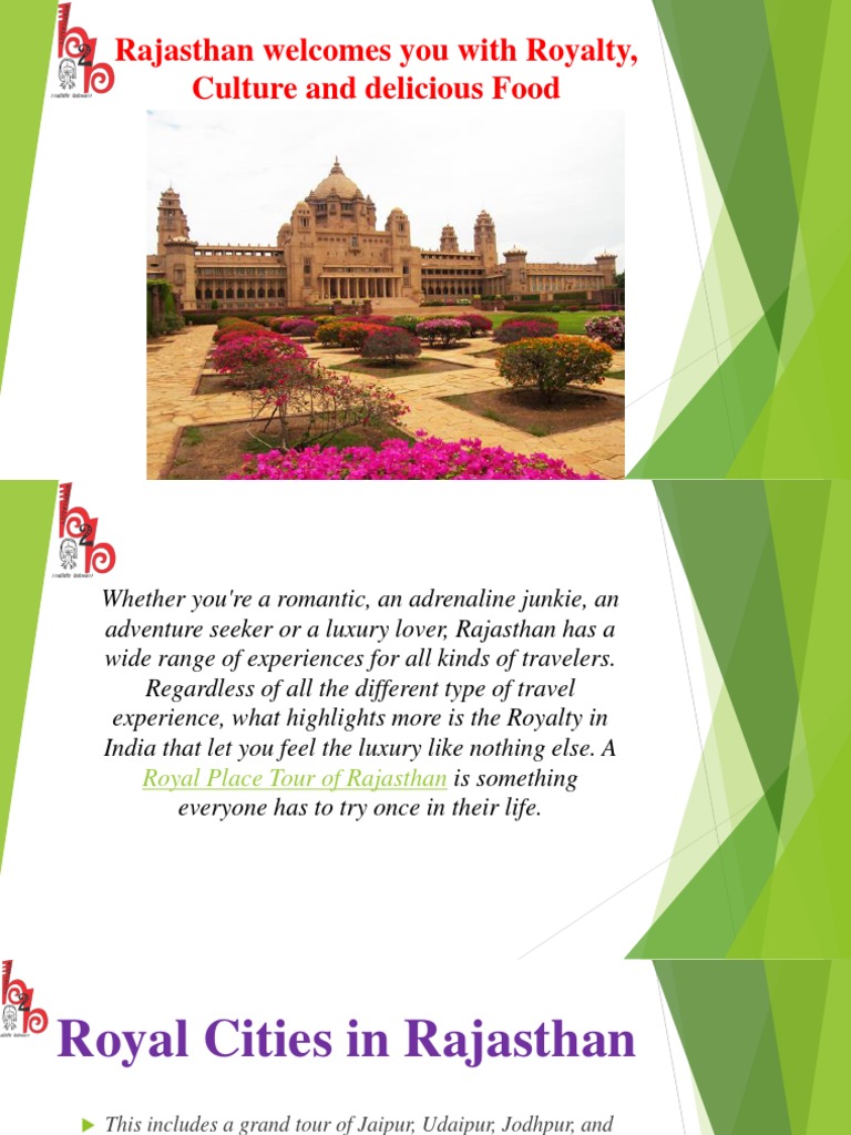 Rajasthan Welcomes You With Royalty, Culture and | PDF | Religion And ...