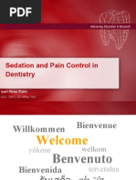 Seadtion and Pain Control in Dentistry