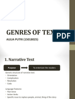 Genres of Text