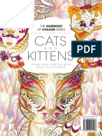 The Harmony of Colour - Cats and Kittens (Colouring Book)