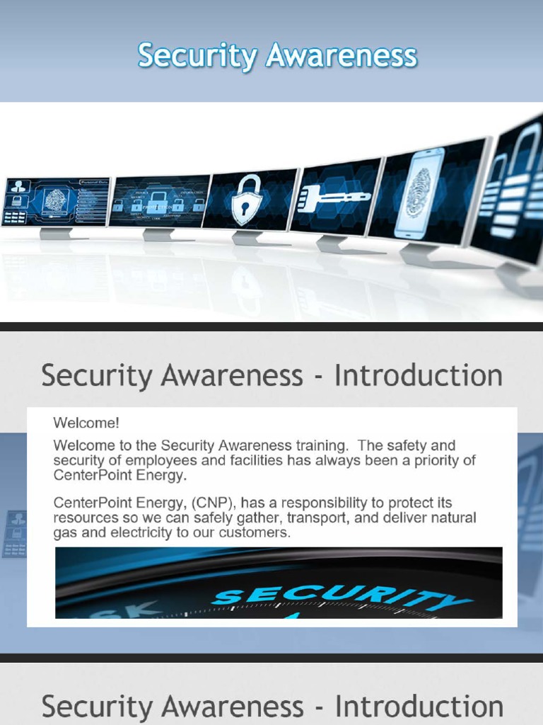 Security Awareness Training Certificate | PDF