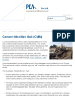 Cement-Modified Soils (CMS)