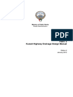 Kuwait Highway Drainage Design Manual