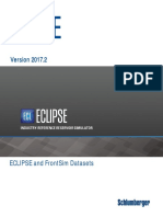 Eclipse and Front Sim Datasets