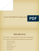 Level I VisionPLUS coding Standards