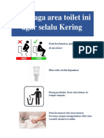 Sign Toilet Kering