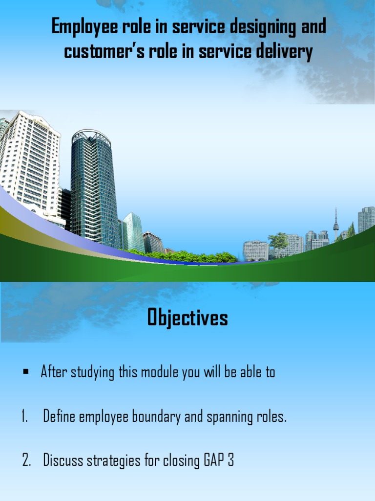 Employee Roles in Service Delivery | PDF | Empowerment | Employment