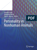 Vonk 2017 Personality in Non Human Animals