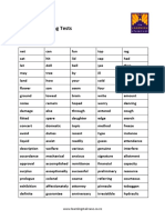 Schonell Spelling Tests