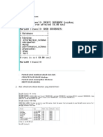 Gambar 1 Cara Membuat Database Di My SQL