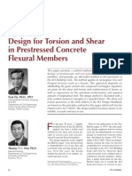 Zia e Hsu - 2004 - Design For Torsion and Shear in Prestressed Concrete Flexural Members