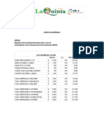 Propuesta Economica Lacteos