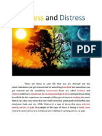 Eustress and Distress