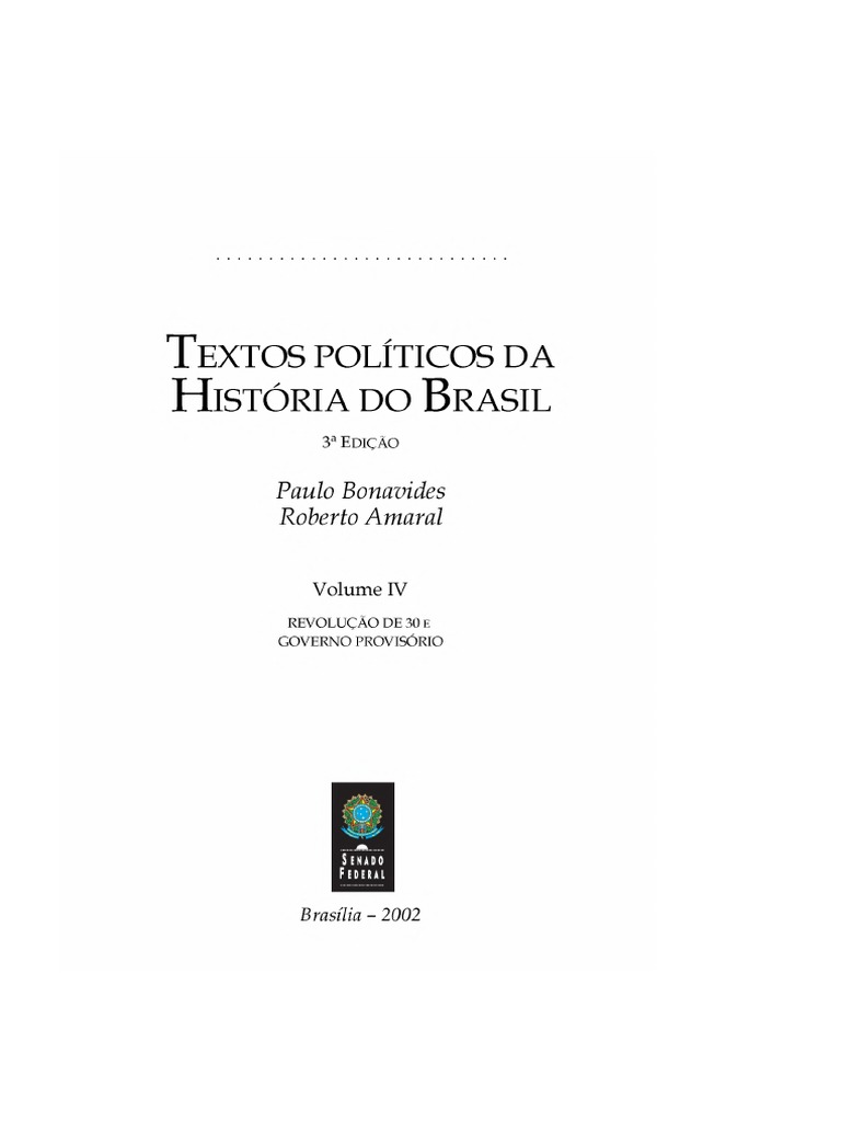 ALIANÇA LIBERAL Manifesto Da Aliança Liberal, 1930 PDF