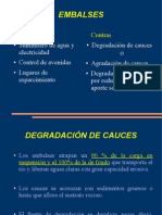 Embalses y degradación de cauces: efectos en el río Ebro