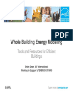 Whole Building Energy Modeling