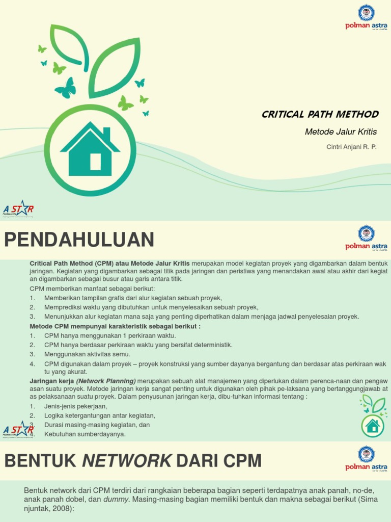 Metode Jalur Kritis dalam Manajemen Proyek | PDF