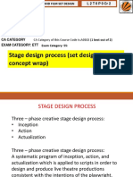 Stage Design Process