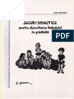 Vdocuments - MX - Jocuri Didactice PT Ed LBJ Z Dogaru Partea I PDF