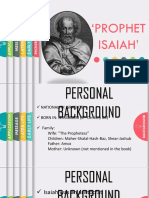 Cfe Prophet Isaiah
