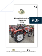 Traktor Kezelesi Hinomoto E224