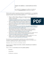 1.2 Escrito: Enfoques de Análisis y Características de Las Políticas Públicas