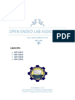Open Ended Lab Report