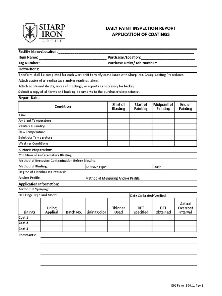 Daily Paint Report | PDF | Technology & Engineering