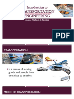 1 Introduction To Transportation Engineering