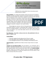 História Bíblica para Crianças A Cura Dos 10 Leprosos