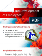 Chapter 5 Training and Development