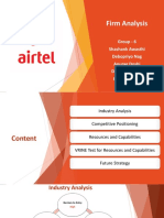 Firm Analysis - Airtel - Group 6 - Final