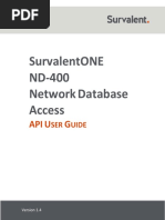 ND-400 NDA API User Guide