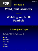 Day 3 Weld Joint Geometry, Welding and NDE Symbols