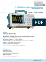 D37000A - 70MHz To 200MHz 2 Channel Digital Storage Oscilloscopes