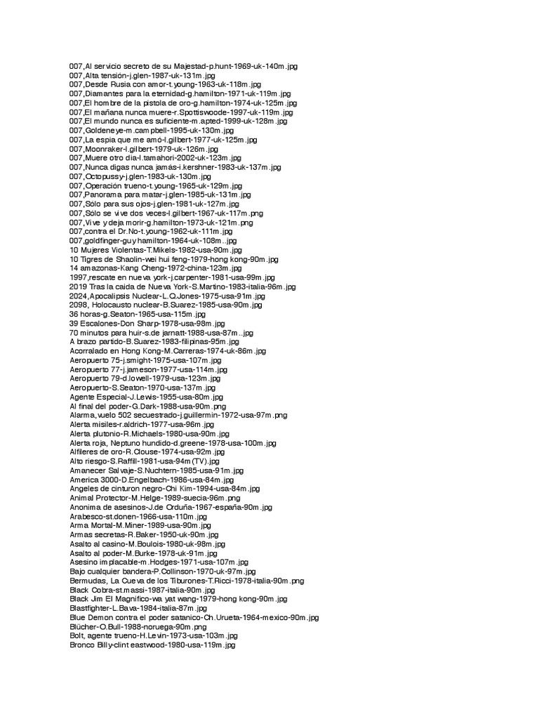 HD Videos PDF | PDF | Bruce Lee, image size:768x1024