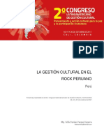 Gestion Cultural Del Rock Peruano