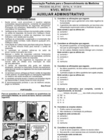 Auxiliar Administrativo Saúde Pefeitura
