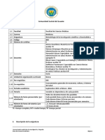 Silabo Metodologia de La Investigacion Sexto Semestre 2015-2016