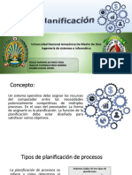 Sistemas Operativos - Planificación