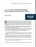 Conversations With Sir John R. Hicks PDF