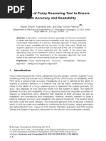 A New Form of Fuzzy Reasoning Tool to Ensure both accuracy and readability