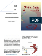 Programa 2do Festival