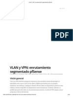 VLAN y VPN - Enrutamiento Segmentado Pfsense